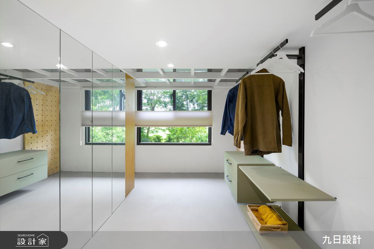 16坪新成屋(5年以下)＿混搭風更衣間案例圖片＿九日室內裝修設計＿九日_66之24
