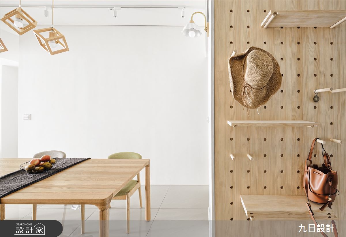 31坪新成屋(5年以下)＿北歐風玄關餐廳案例圖片＿九日室內裝修設計＿九日_67之6