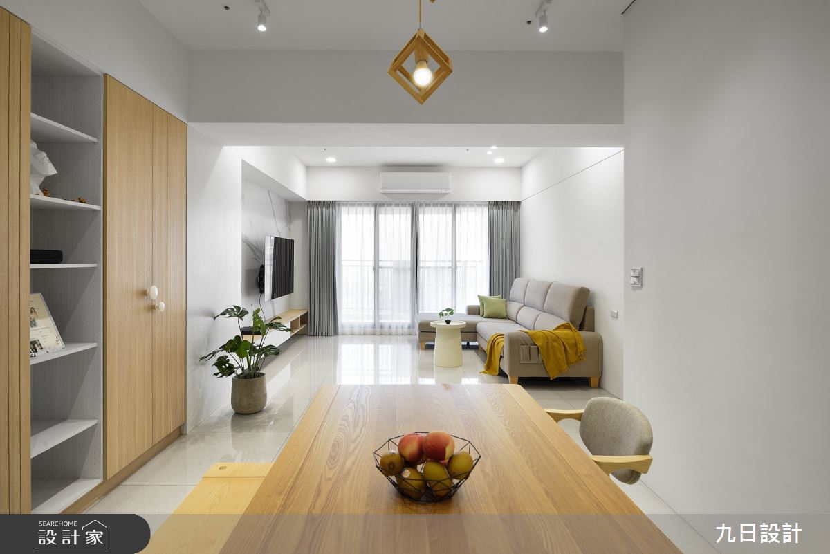 31坪新成屋(5年以下)＿北歐風客廳餐廳案例圖片＿九日室內裝修設計＿九日_67之7