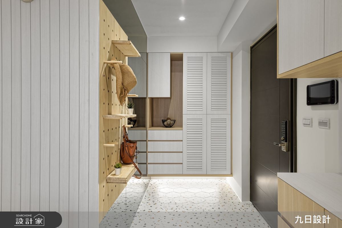 31坪新成屋(5年以下)＿北歐風玄關案例圖片＿九日室內裝修設計＿九日_67之1