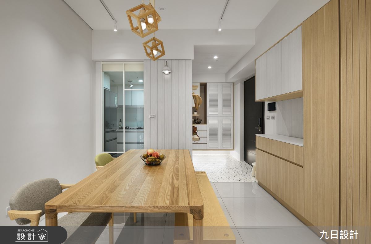 31坪新成屋(5年以下)＿北歐風玄關餐廳案例圖片＿九日室內裝修設計＿九日_67之2