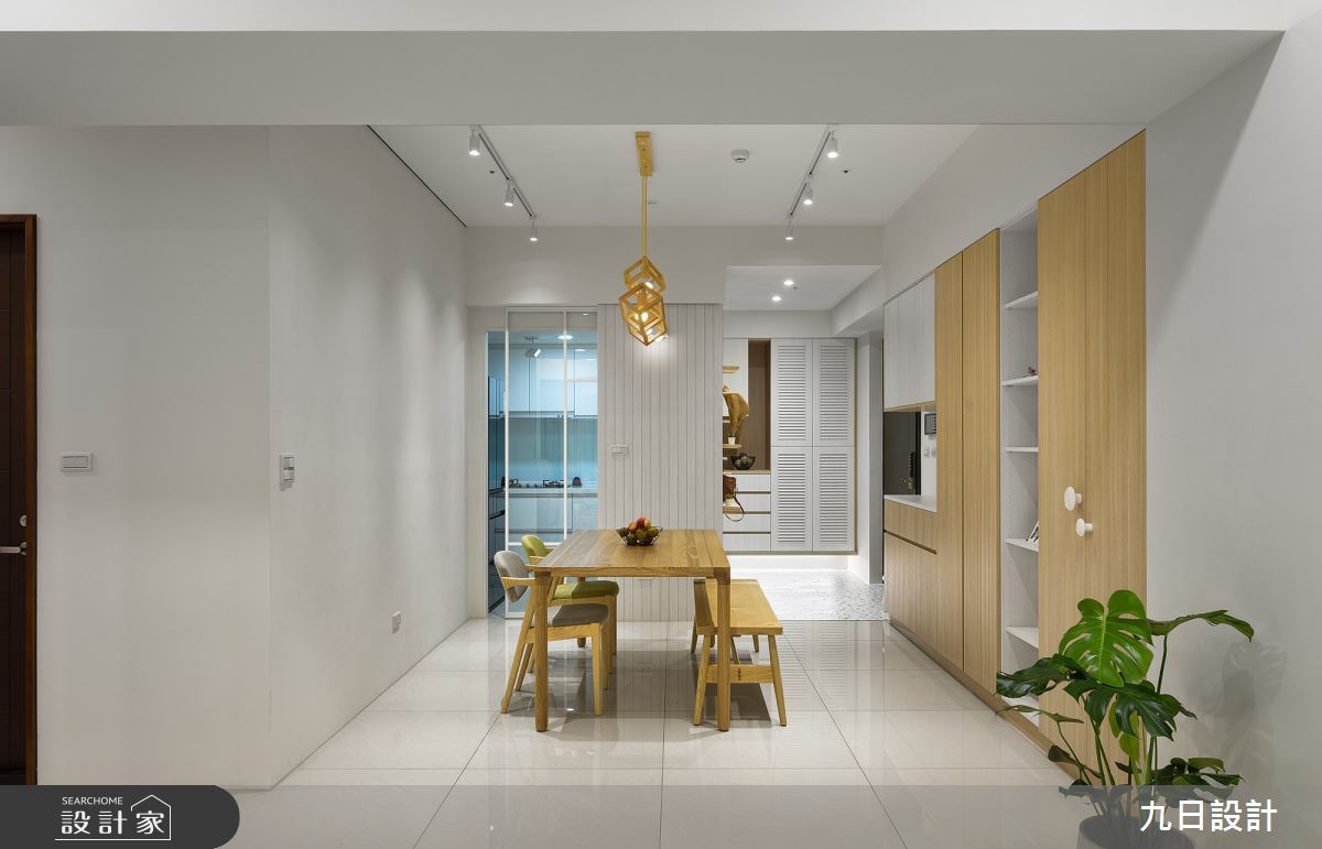 31坪新成屋(5年以下)＿北歐風玄關餐廳案例圖片＿九日室內裝修設計＿九日_67之3
