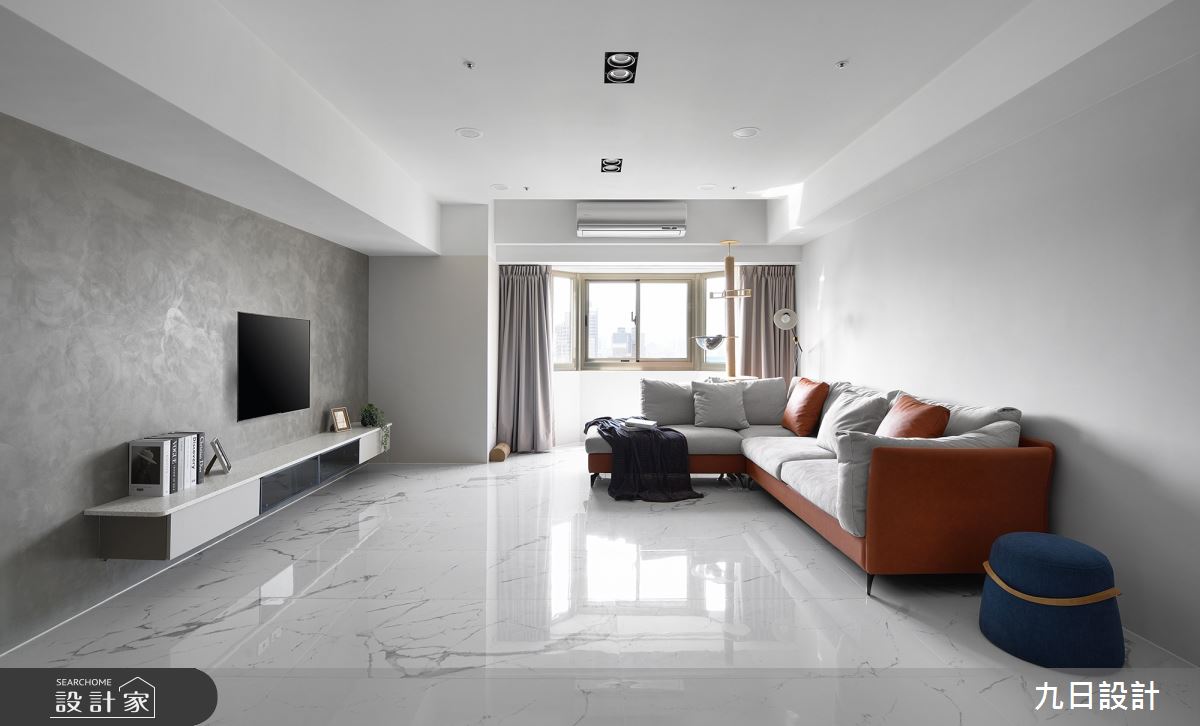 50坪老屋(16~30年)＿現代風客廳案例圖片＿九日室內裝修設計＿九日_68之2