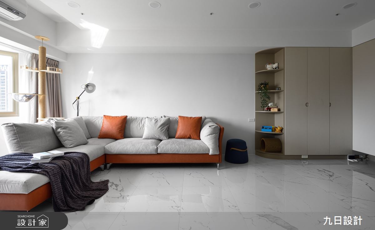 50坪老屋(16~30年)＿現代風客廳案例圖片＿九日室內裝修設計＿九日_68之3