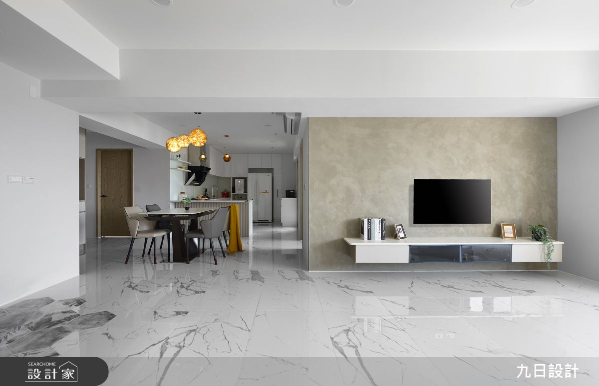 50坪老屋(16~30年)＿現代風客廳餐廳案例圖片＿九日室內裝修設計＿九日_68之4