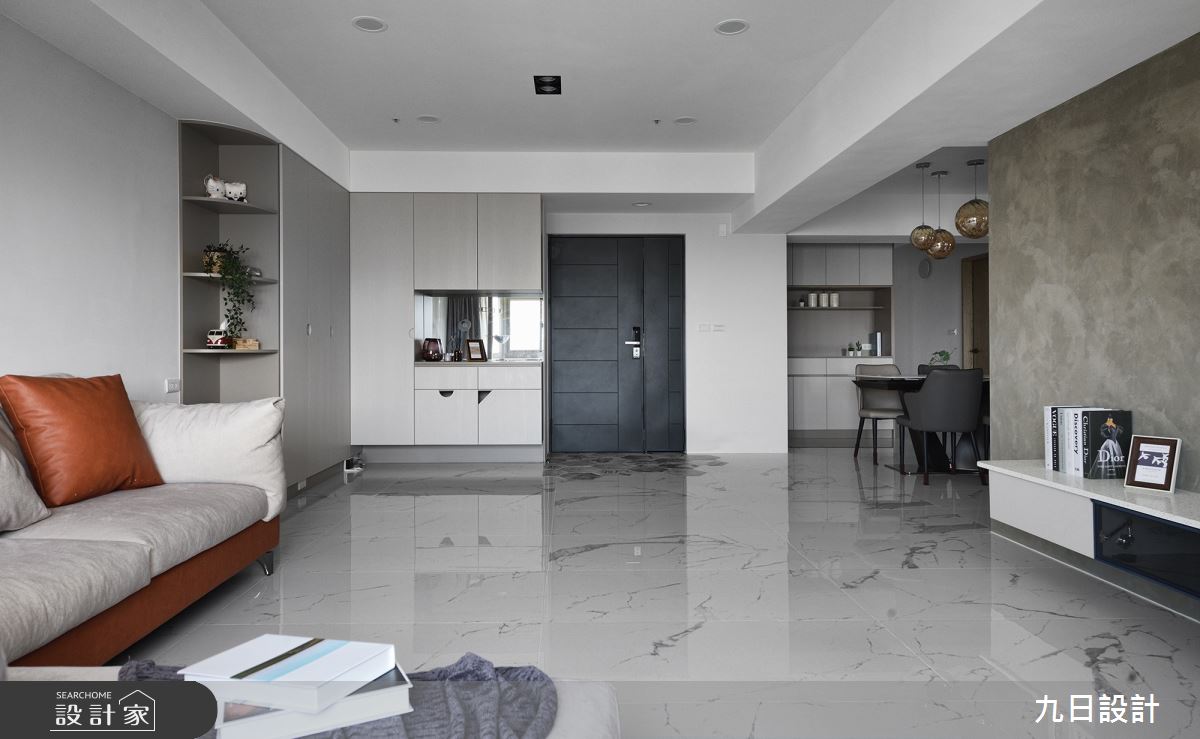 50坪老屋(16~30年)＿現代風玄關客廳案例圖片＿九日室內裝修設計＿九日_68之1