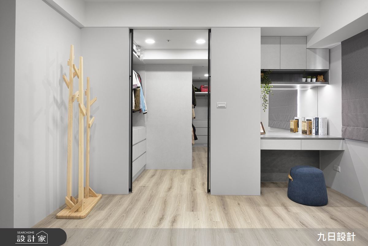 50坪老屋(16~30年)＿現代風更衣間案例圖片＿九日室內裝修設計＿九日_68之16