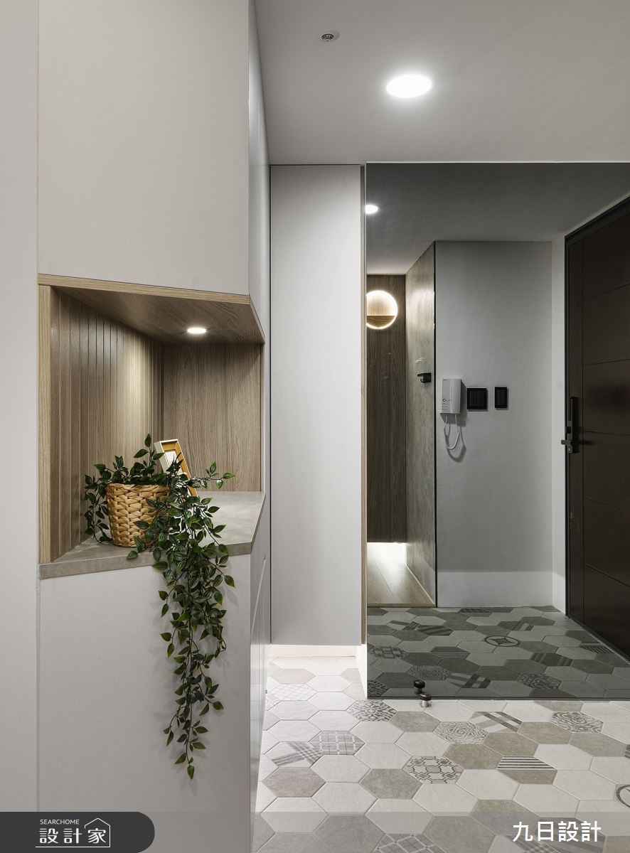 28坪新成屋(5年以下)＿現代風玄關案例圖片＿九日室內裝修設計＿九日_70之1