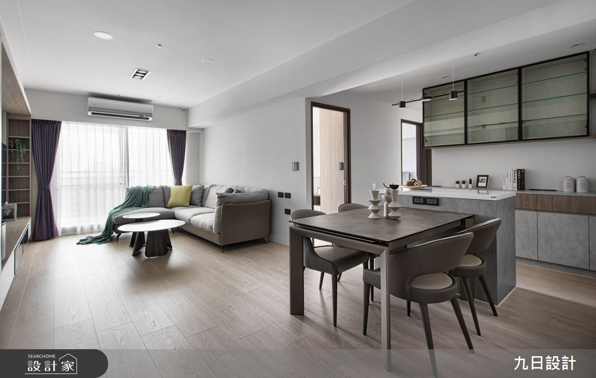28坪新成屋(5年以下)＿現代風客廳餐廳案例圖片＿九日室內裝修設計＿九日_70之4
