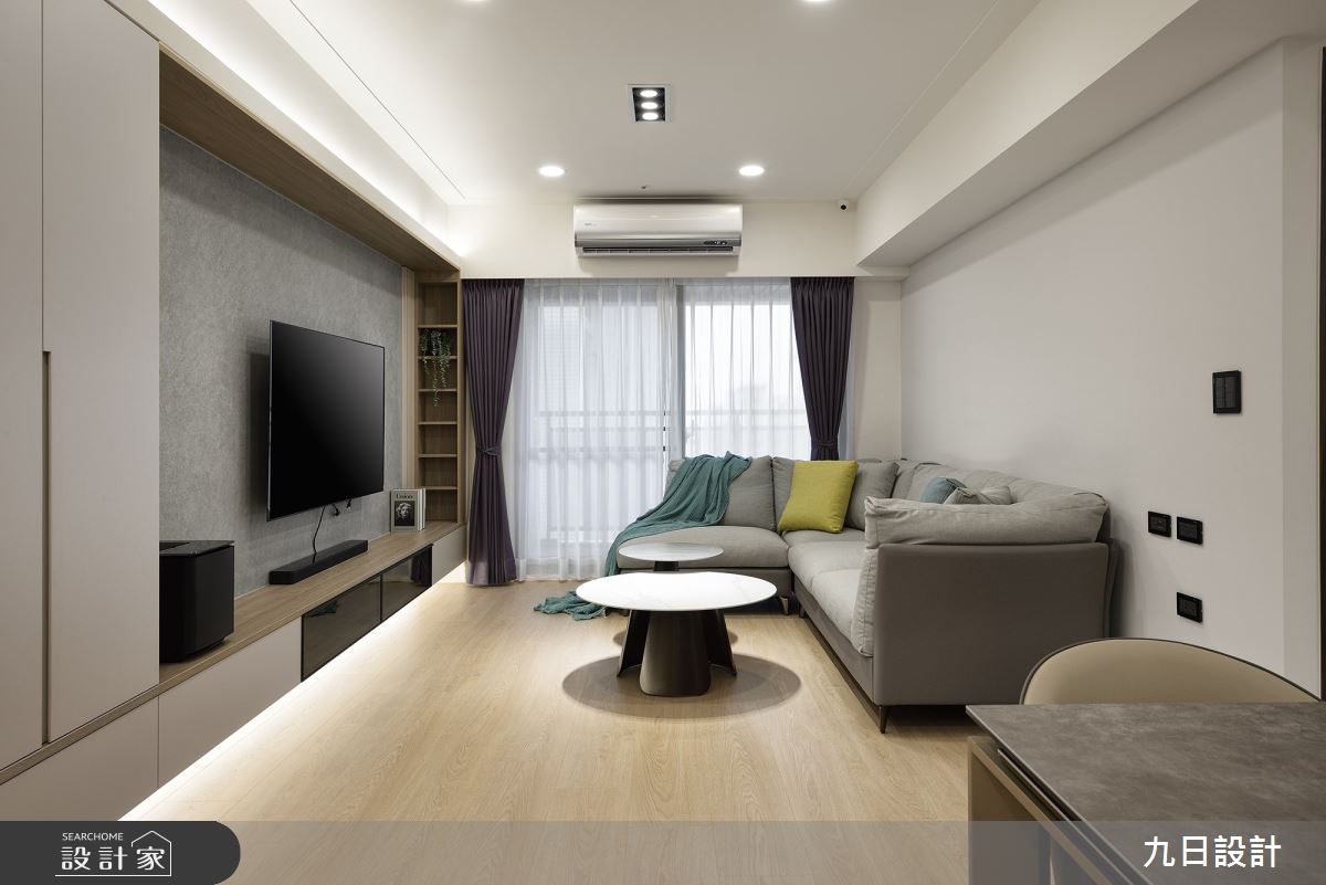 28坪新成屋(5年以下)＿現代風客廳案例圖片＿九日室內裝修設計＿九日_70之13