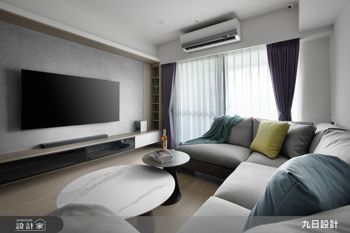 28坪新成屋(5年以下)＿現代風客廳案例圖片＿九日室內裝修設計＿九日_70之14