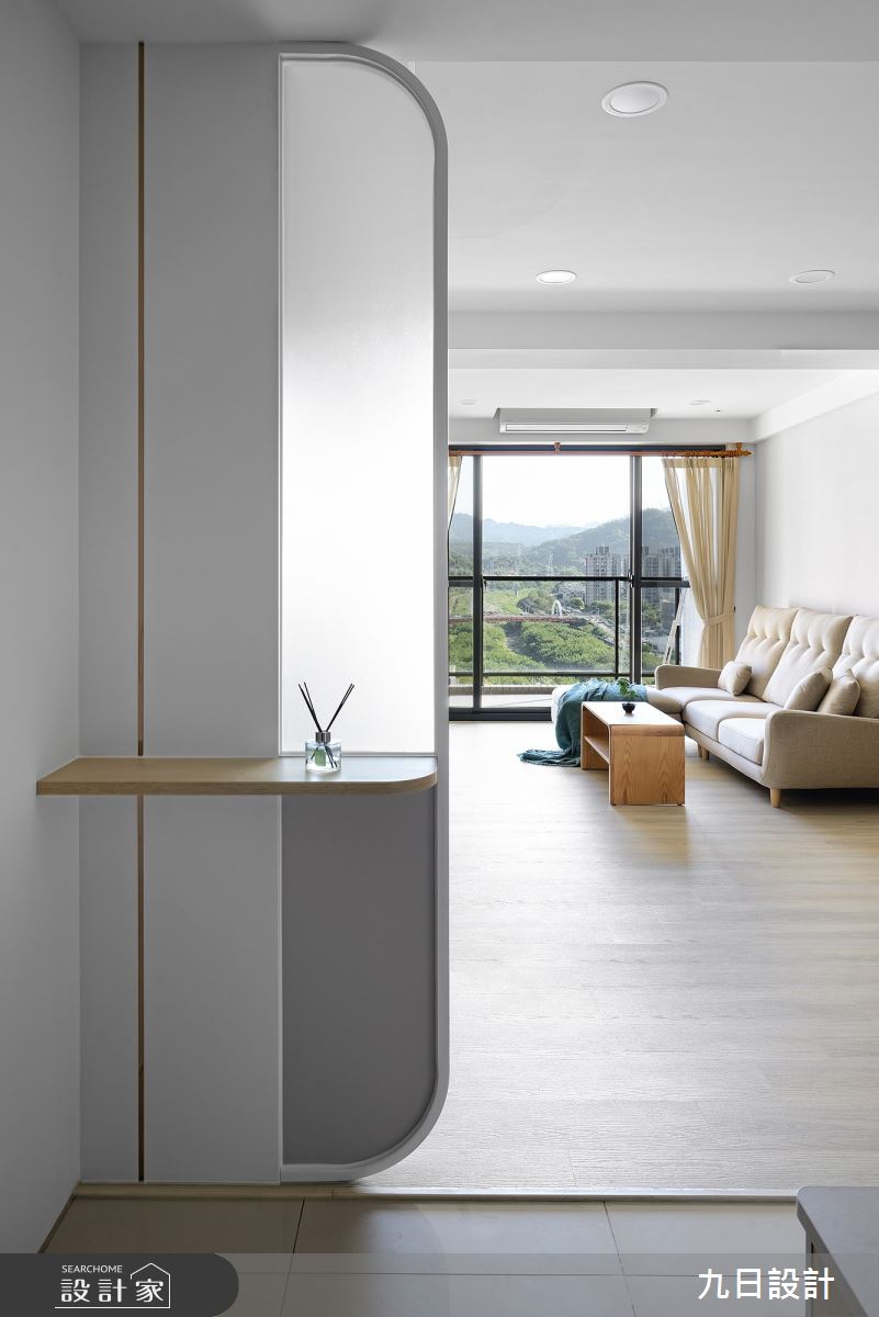 28坪新成屋(5年以下)＿北歐風玄關案例圖片＿九日室內裝修設計＿九日_72之2