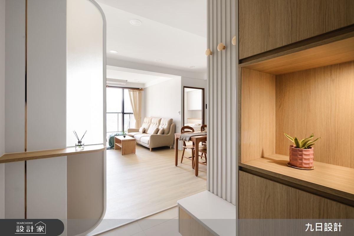 28坪新成屋(5年以下)＿北歐風玄關案例圖片＿九日室內裝修設計＿九日_72之3