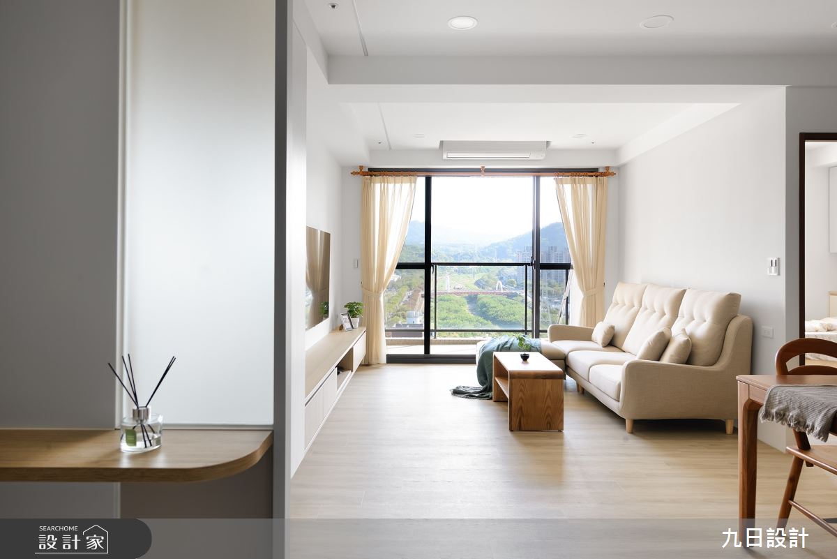 28坪新成屋(5年以下)＿北歐風客廳案例圖片＿九日室內裝修設計＿九日_72之10