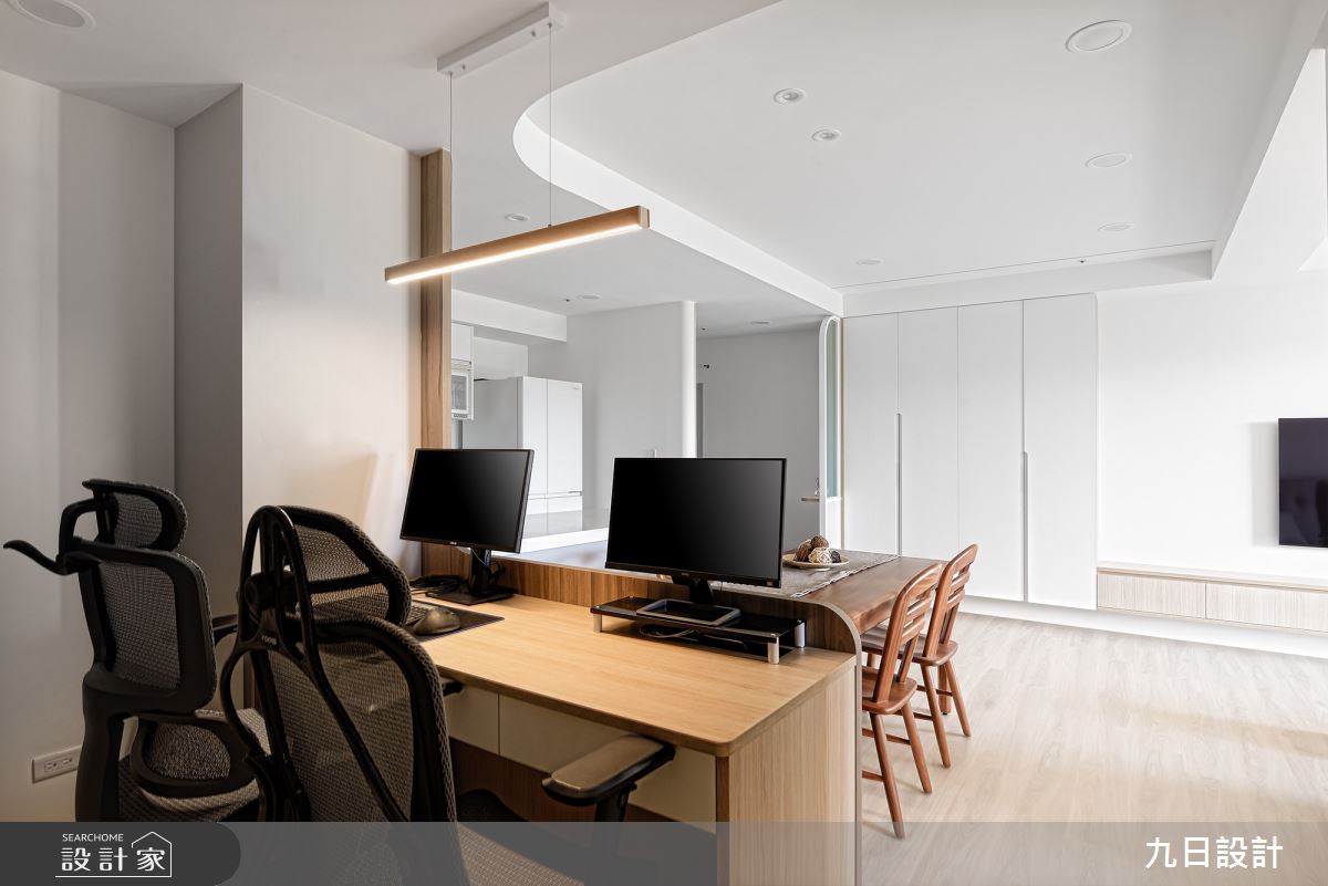 28坪新成屋(5年以下)＿北歐風餐廳書房案例圖片＿九日室內裝修設計＿九日_72之23