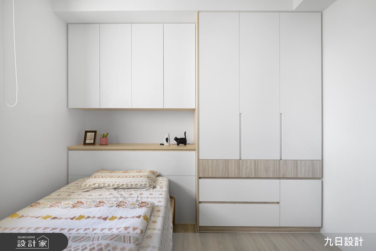 28坪新成屋(5年以下)＿北歐風客房案例圖片＿九日室內裝修設計＿九日_72之33