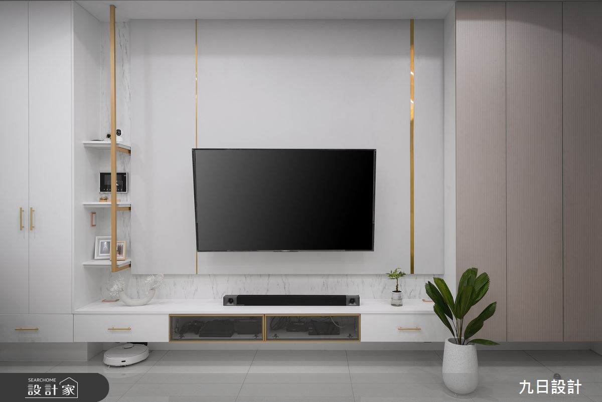 72坪新成屋(5年以下)＿輕奢風客廳案例圖片＿九日室內裝修設計＿九日_73之5