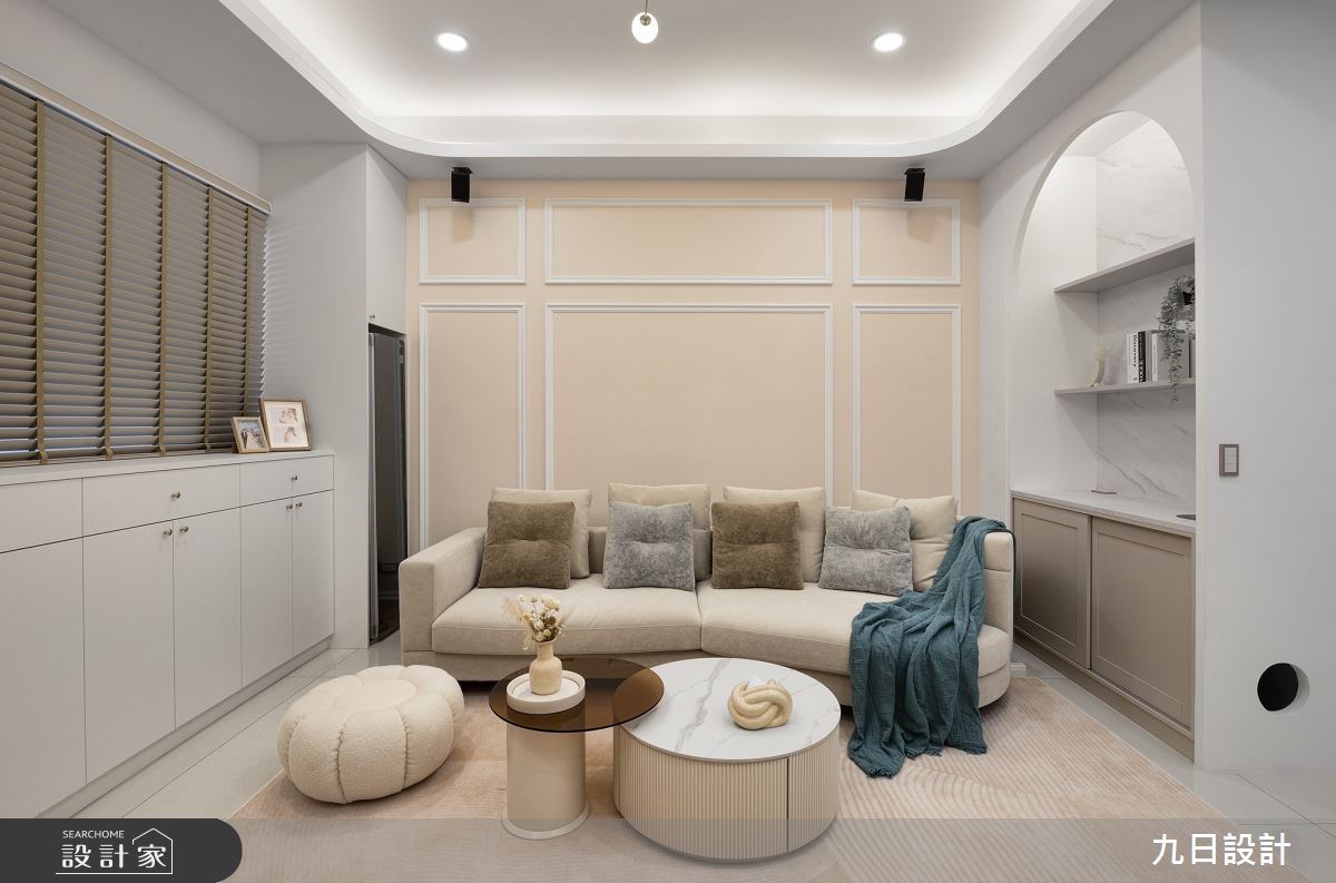 72坪新成屋(5年以下)＿輕奢風客廳案例圖片＿九日室內裝修設計＿九日_73之6