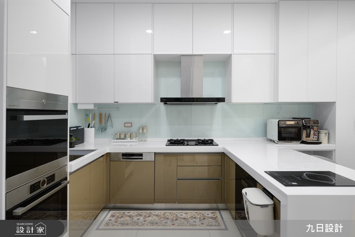 72坪新成屋(5年以下)＿輕奢風廚房中島案例圖片＿九日室內裝修設計＿九日_73之14