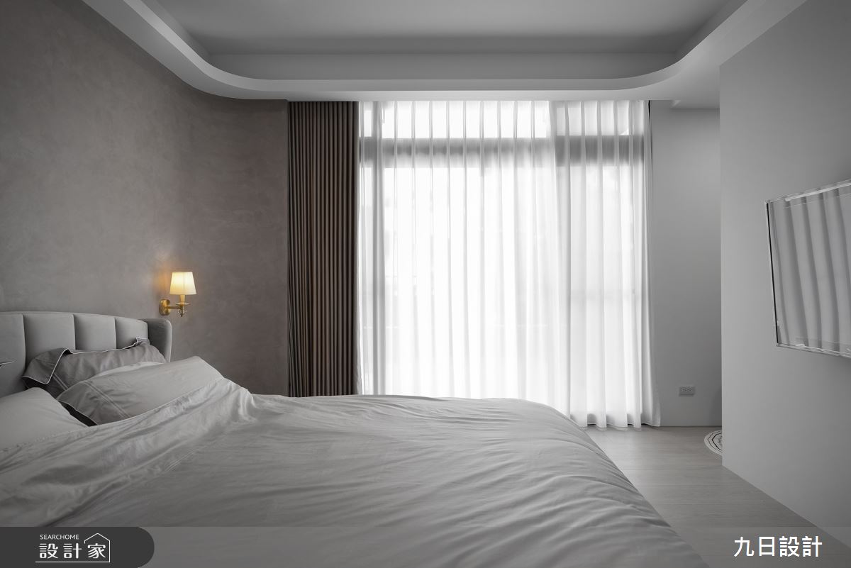 72坪新成屋(5年以下)＿輕奢風臥室案例圖片＿九日室內裝修設計＿九日_73之16