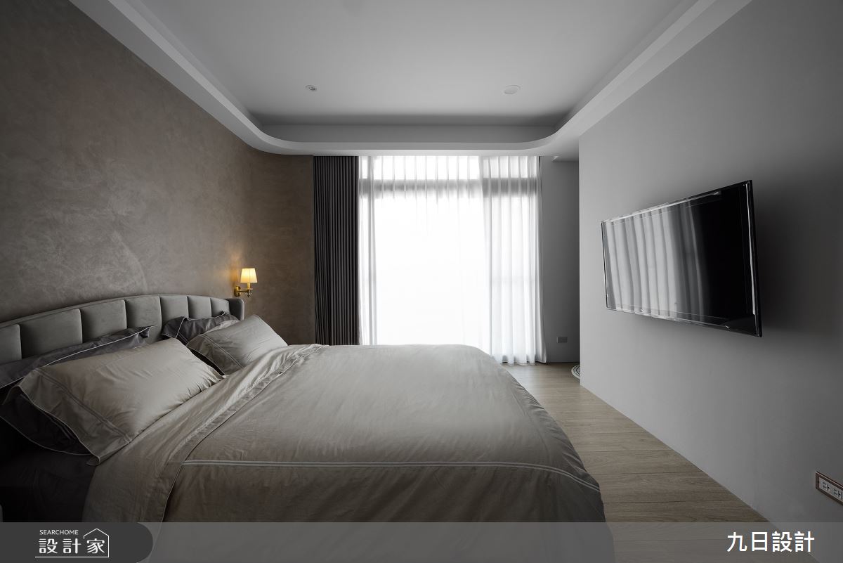 72坪新成屋(5年以下)＿輕奢風臥室案例圖片＿九日室內裝修設計＿九日_73之17