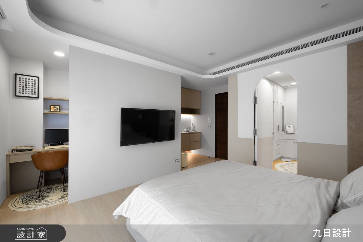 72坪新成屋(5年以下)＿輕奢風臥室案例圖片＿九日室內裝修設計＿九日_73之23