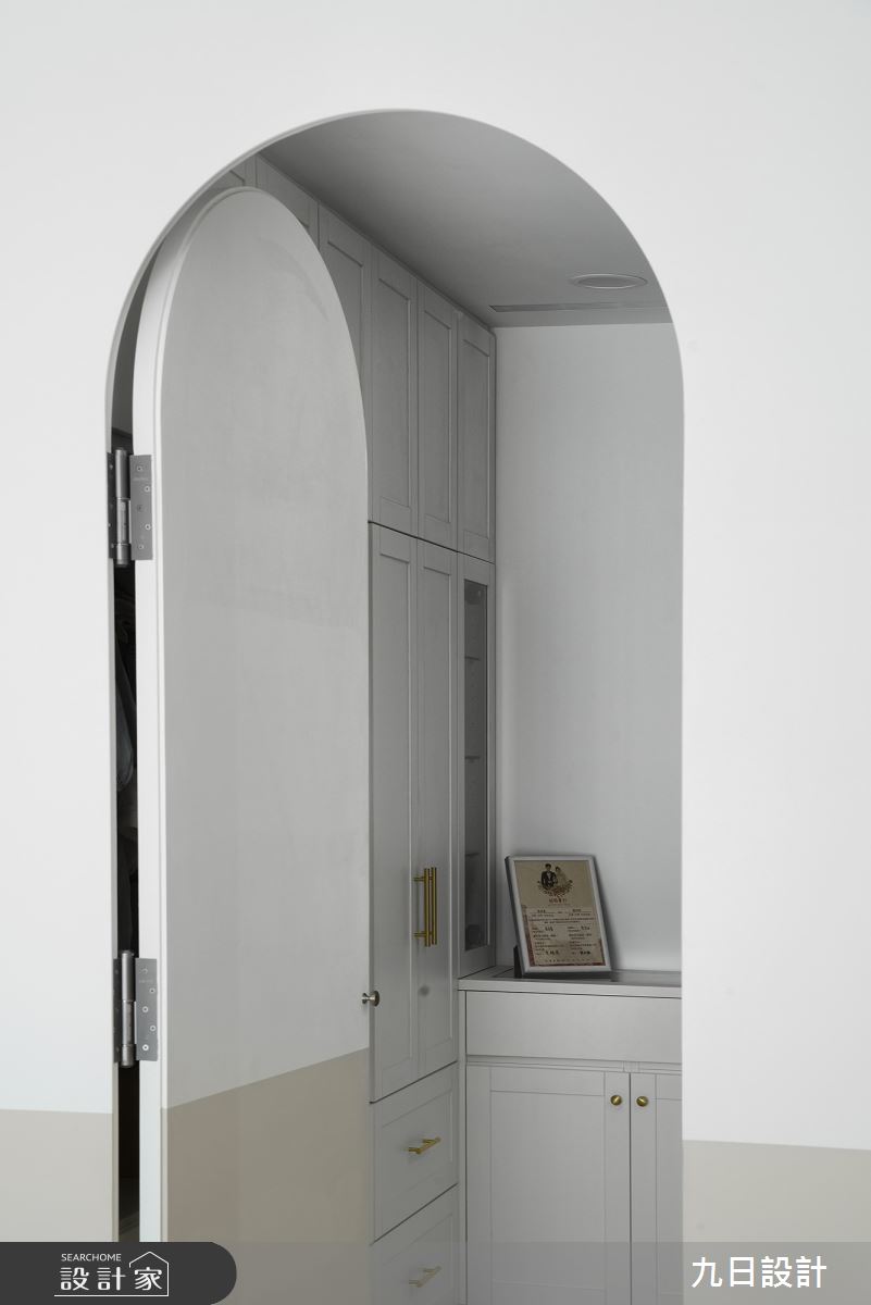 72坪新成屋(5年以下)＿輕奢風更衣間案例圖片＿九日室內裝修設計＿九日_73之26