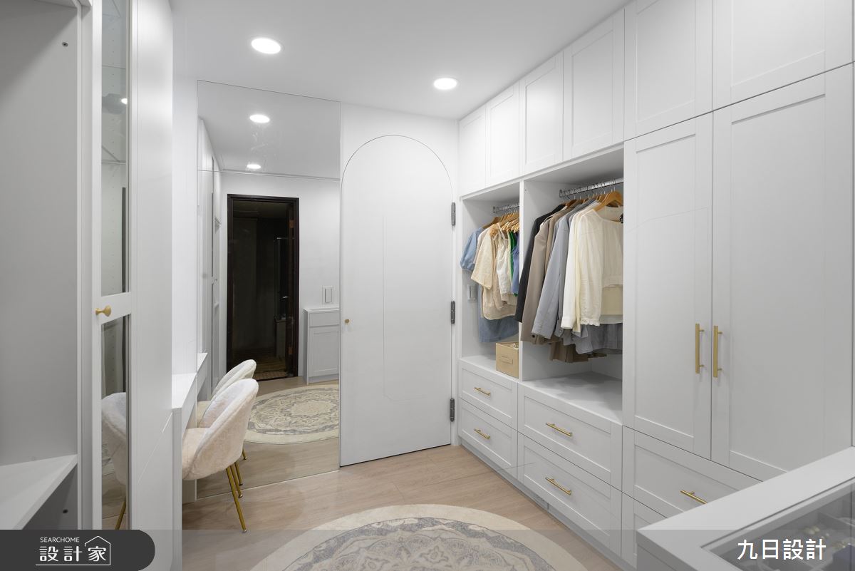 72坪新成屋(5年以下)＿輕奢風更衣間案例圖片＿九日室內裝修設計＿九日_73之28