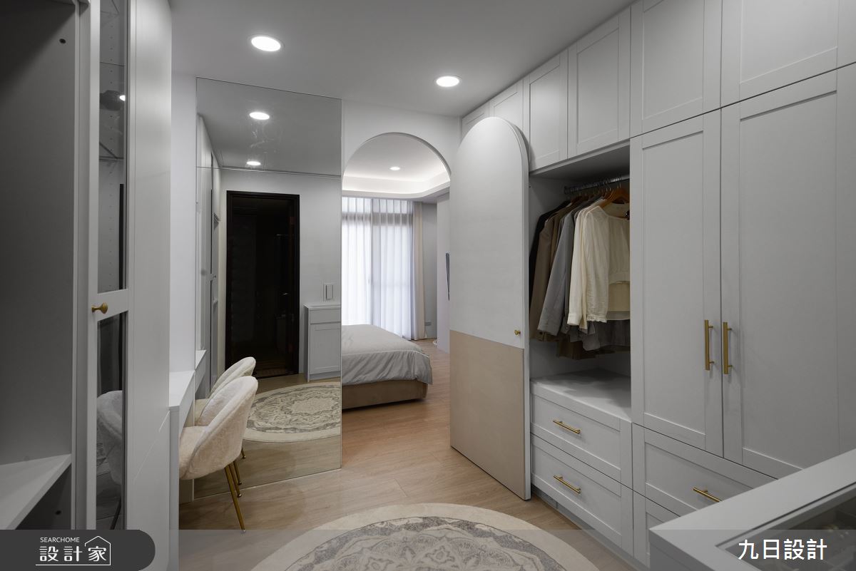 72坪新成屋(5年以下)＿輕奢風更衣間案例圖片＿九日室內裝修設計＿九日_73之29