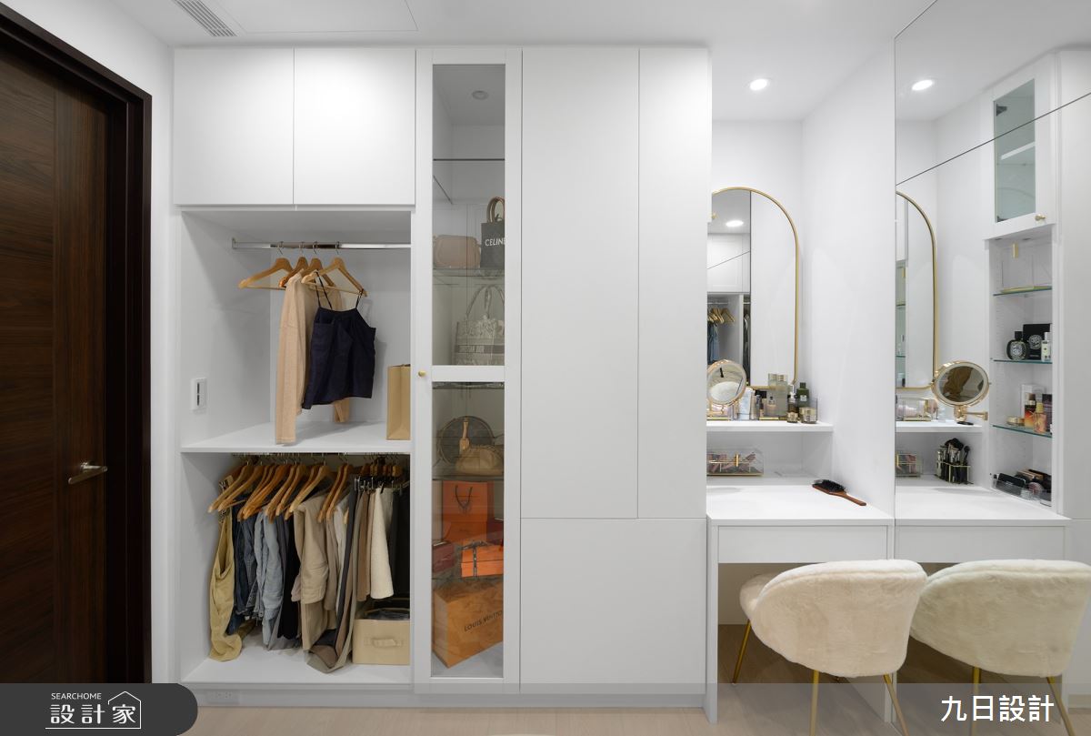 72坪新成屋(5年以下)＿輕奢風更衣間案例圖片＿九日室內裝修設計＿九日_73之30
