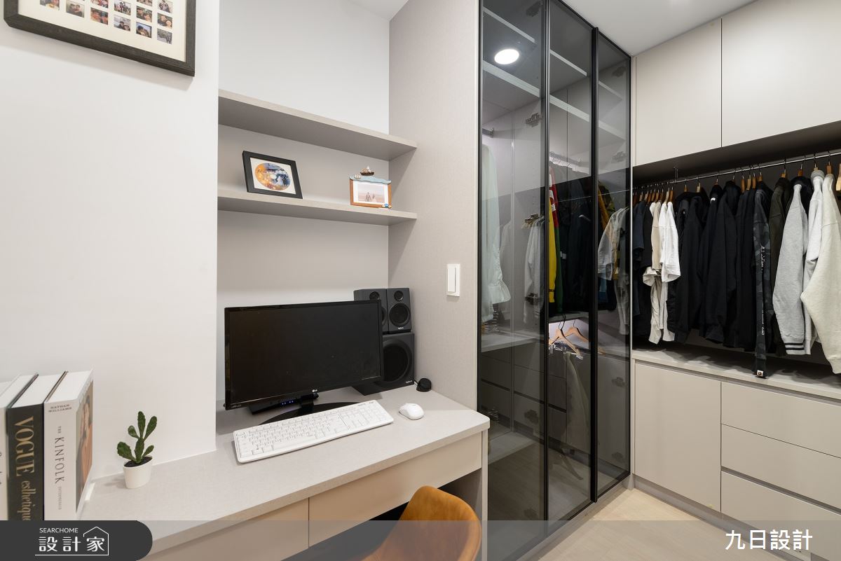 72坪新成屋(5年以下)＿輕奢風更衣間案例圖片＿九日室內裝修設計＿九日_73之31