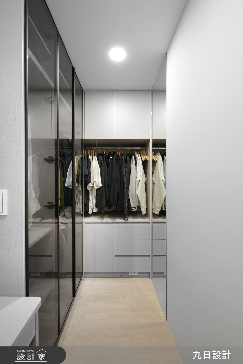 72坪新成屋(5年以下)＿輕奢風更衣間案例圖片＿九日室內裝修設計＿九日_73之32