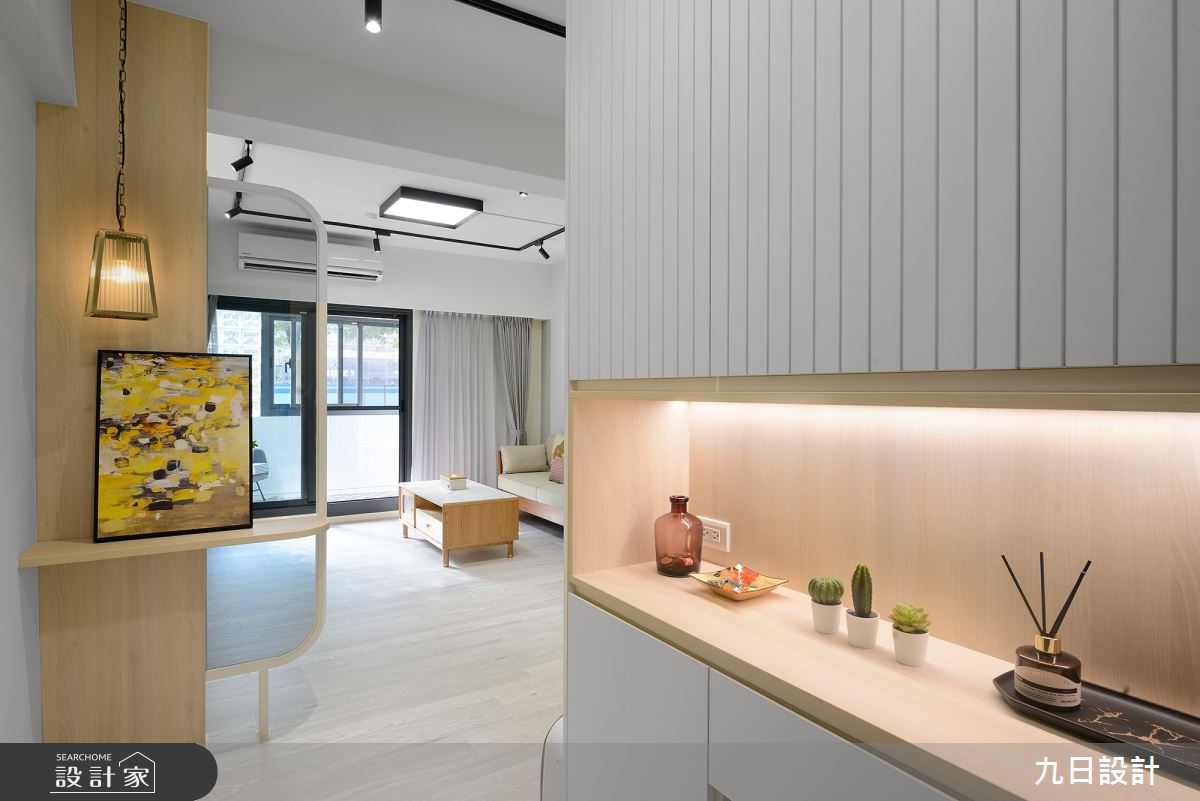 28坪老屋(16~30年)＿北歐風玄關案例圖片＿九日室內裝修設計＿九日_74之2