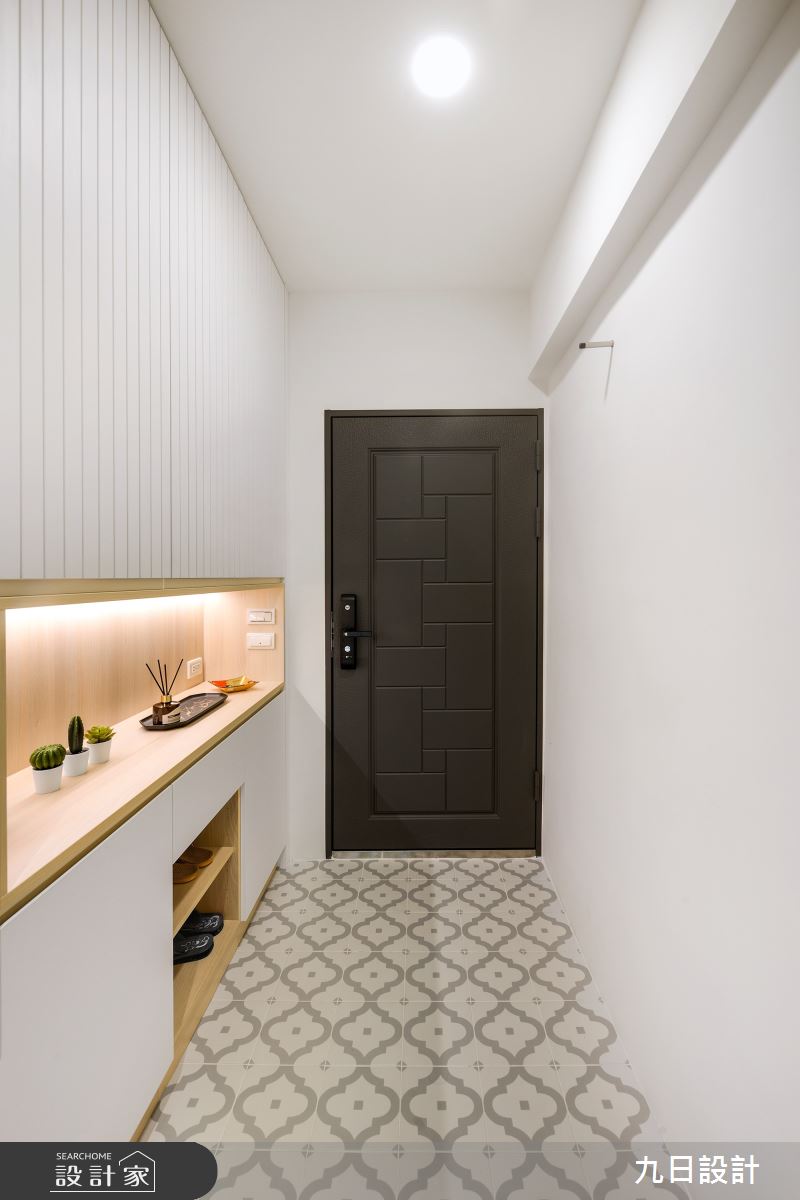 28坪老屋(16~30年)＿北歐風玄關案例圖片＿九日室內裝修設計＿九日_74之3