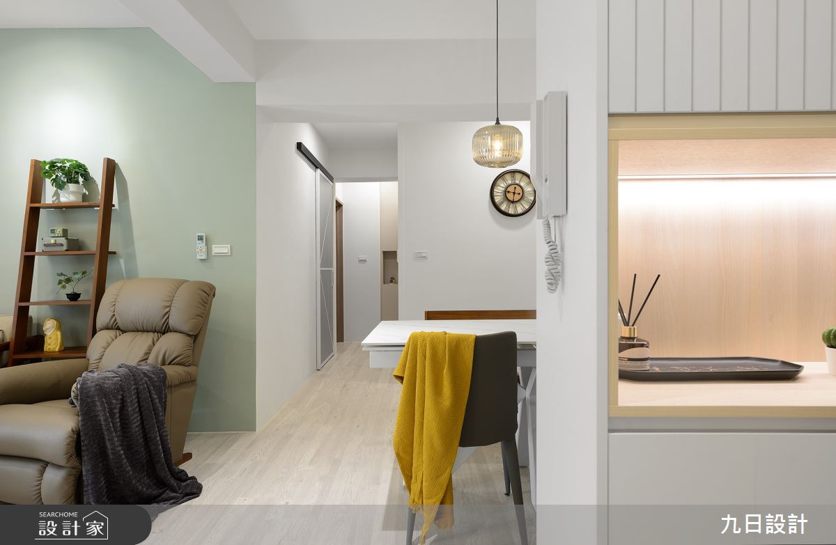 28坪老屋(16~30年)＿北歐風玄關客廳餐廳案例圖片＿九日室內裝修設計＿九日_74之7