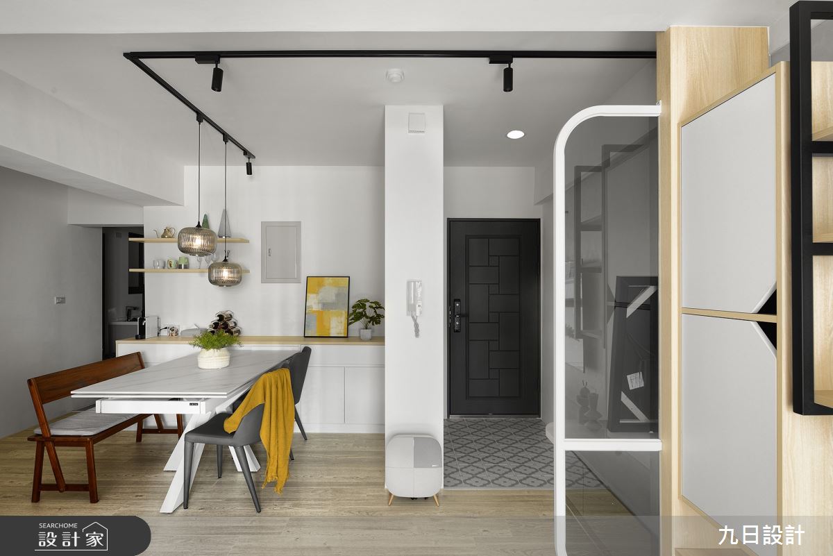 28坪老屋(16~30年)＿北歐風玄關餐廳案例圖片＿九日室內裝修設計＿九日_74之8