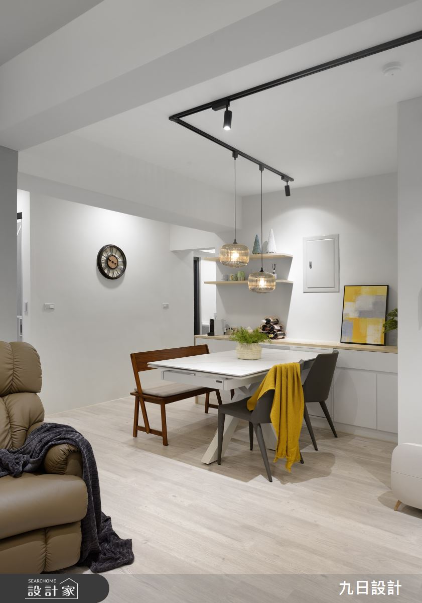 28坪老屋(16~30年)＿北歐風客廳餐廳案例圖片＿九日室內裝修設計＿九日_74之13