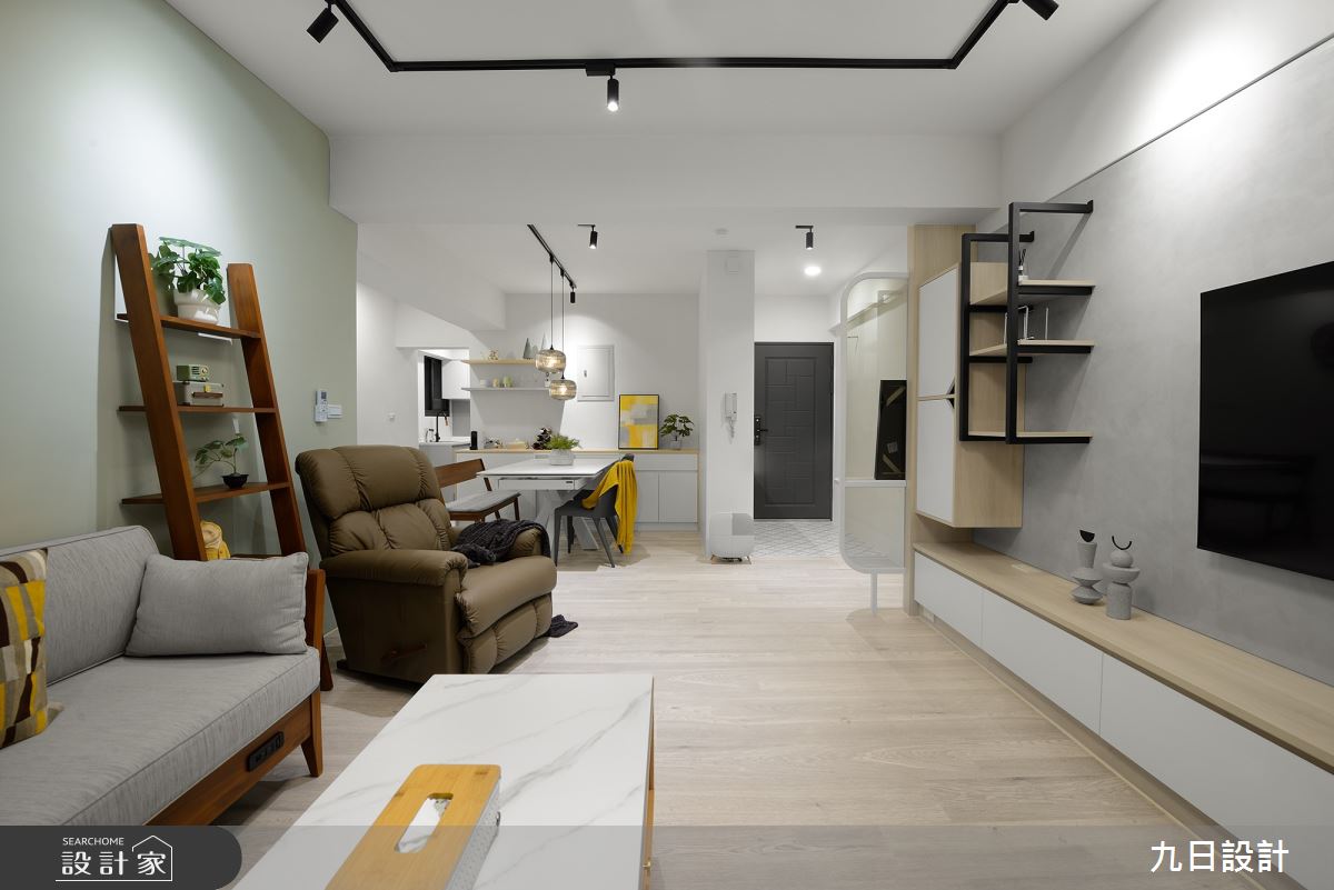 28坪老屋(16~30年)＿北歐風玄關客廳餐廳案例圖片＿九日室內裝修設計＿九日_74之15