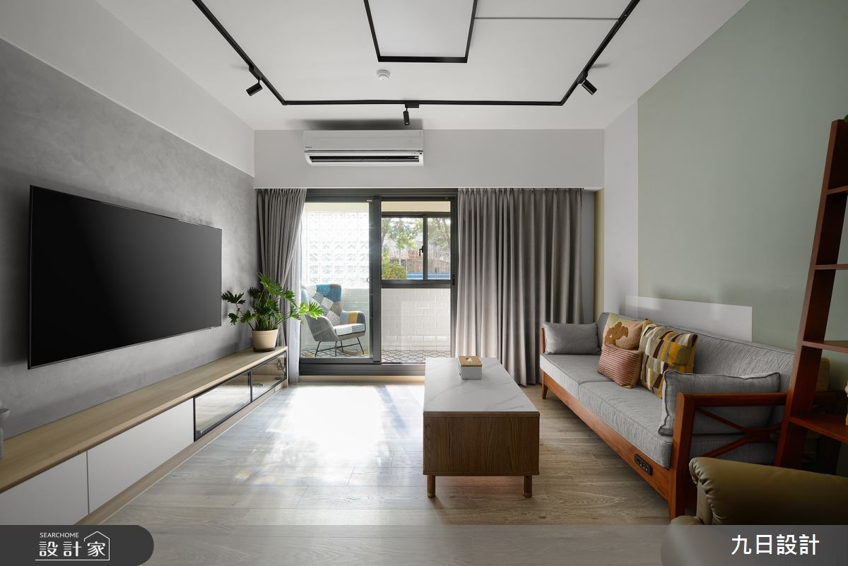 28坪老屋(16~30年)＿北歐風客廳案例圖片＿九日室內裝修設計＿九日_74之21