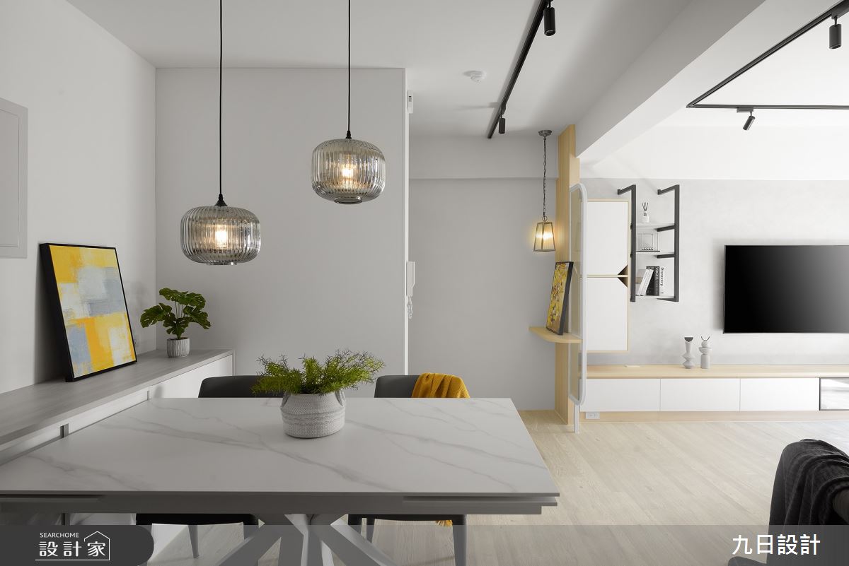 28坪老屋(16~30年)＿北歐風客廳餐廳案例圖片＿九日室內裝修設計＿九日_74之26