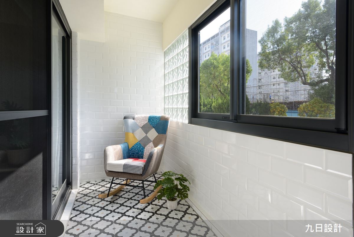 28坪老屋(16~30年)＿北歐風陽台案例圖片＿九日室內裝修設計＿九日_74之47