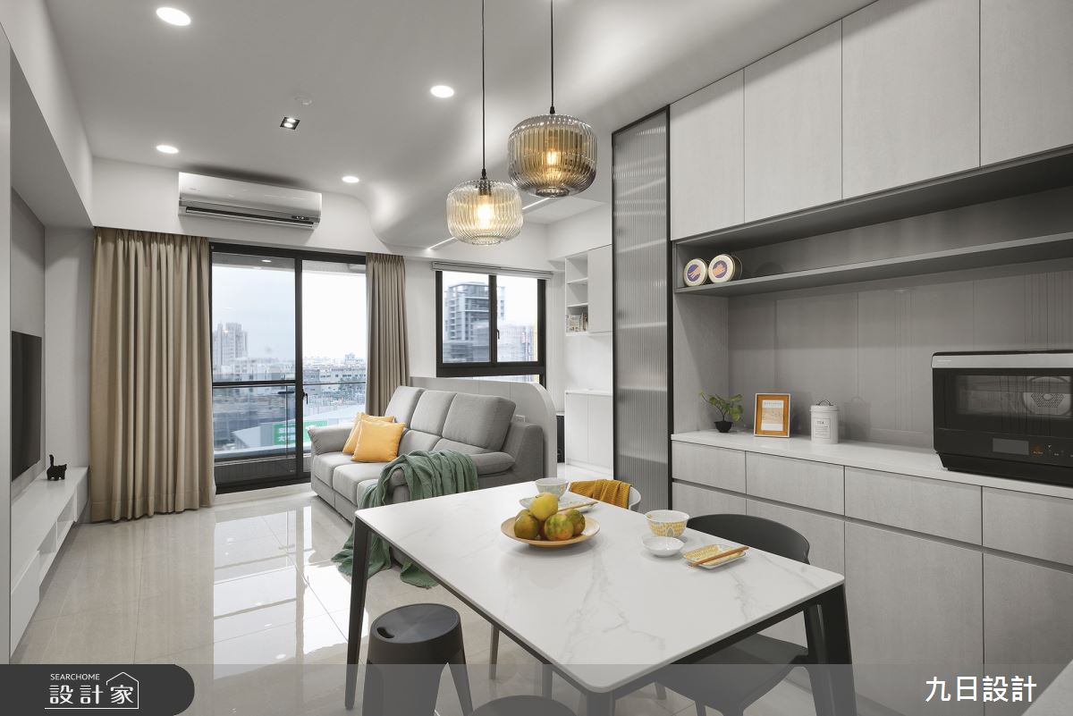 18坪新成屋(5年以下)＿北歐風客廳餐廳案例圖片＿九日室內裝修設計＿九日_76之5