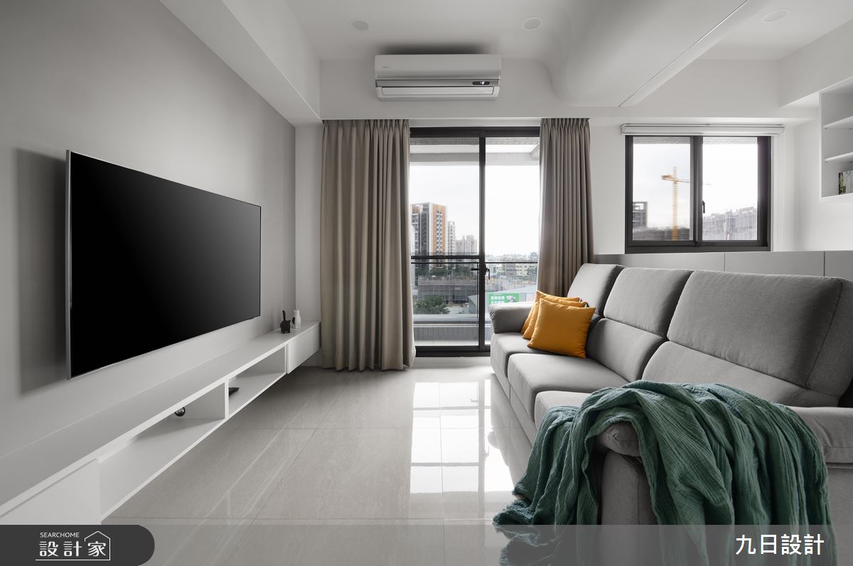 18坪新成屋(5年以下)＿北歐風客廳案例圖片＿九日室內裝修設計＿九日_76之14