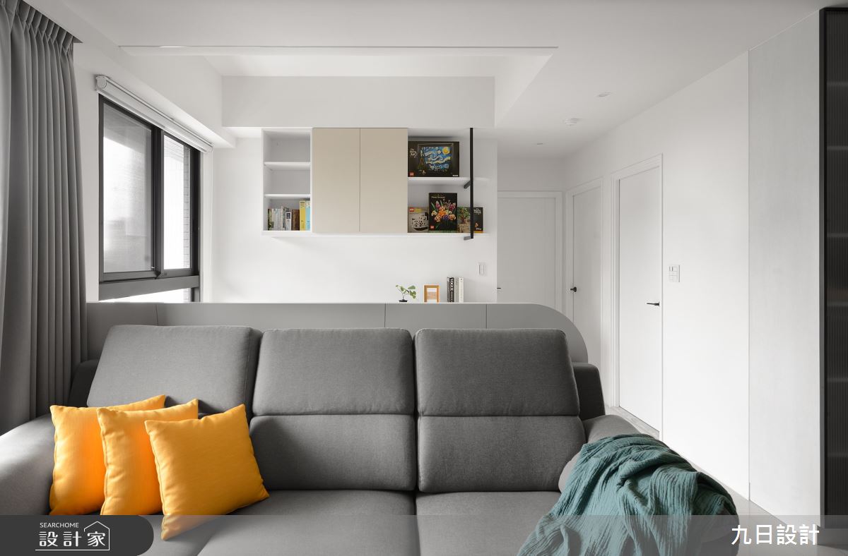 18坪新成屋(5年以下)＿北歐風客廳案例圖片＿九日室內裝修設計＿九日_76之16