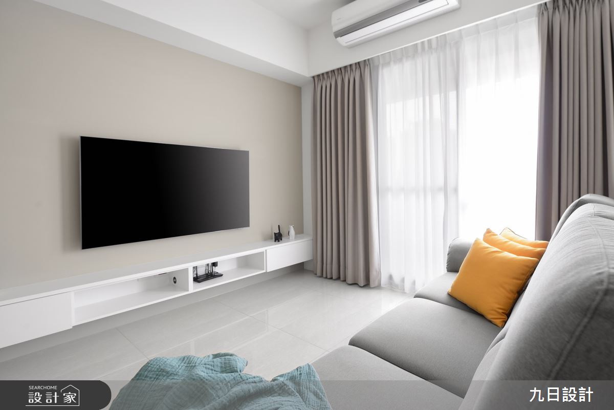 18坪新成屋(5年以下)＿北歐風客廳案例圖片＿九日室內裝修設計＿九日_76之20