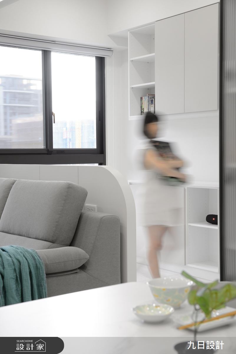 18坪新成屋(5年以下)＿北歐風客廳案例圖片＿九日室內裝修設計＿九日_76之21