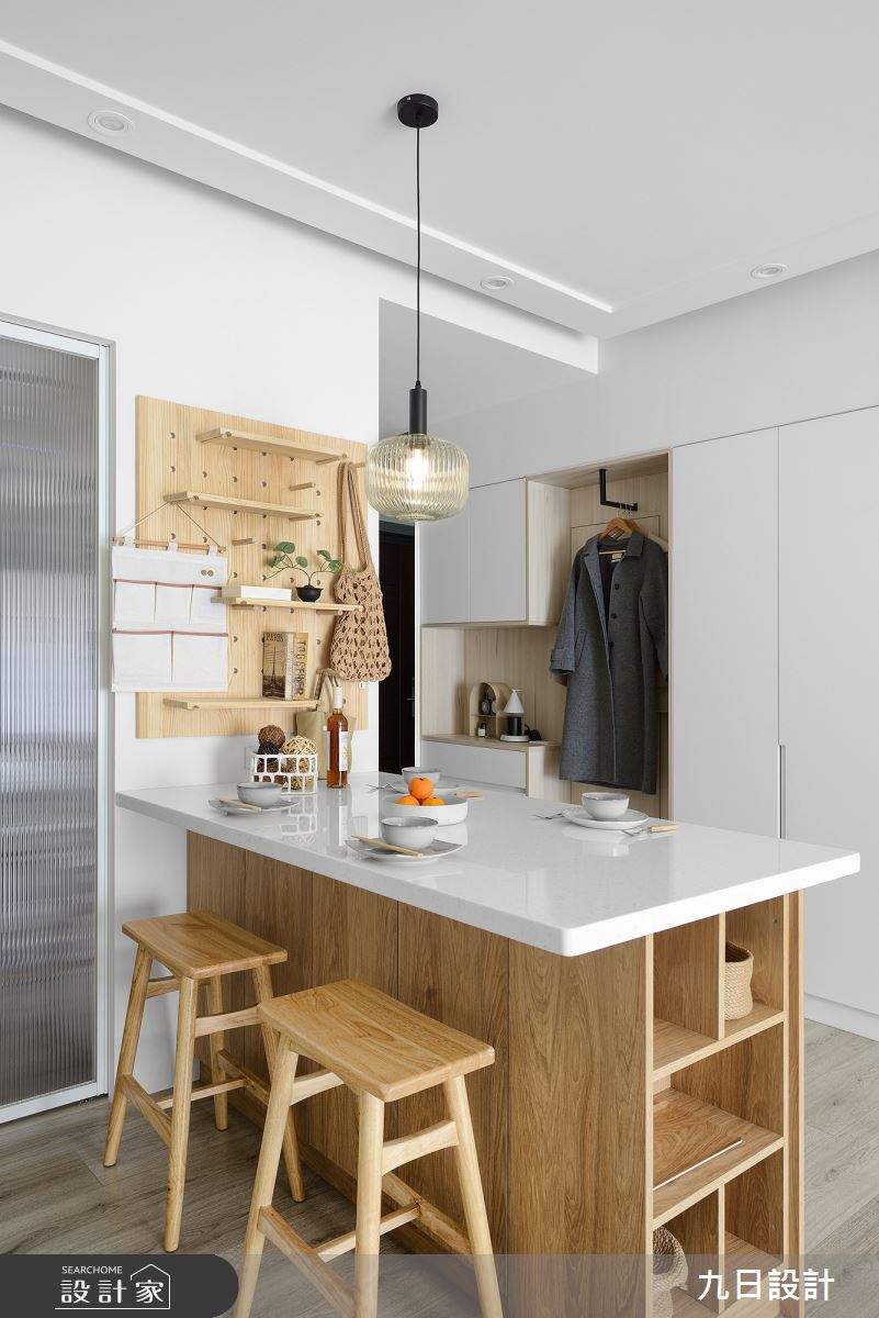 23坪新成屋(5年以下)＿北歐風餐廳中島案例圖片＿九日室內裝修設計＿九日_77之14