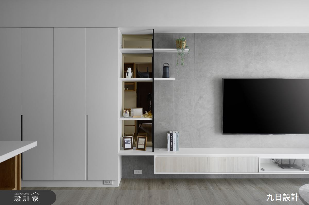 23坪新成屋(5年以下)＿北歐風客廳案例圖片＿九日室內裝修設計＿九日_77之17