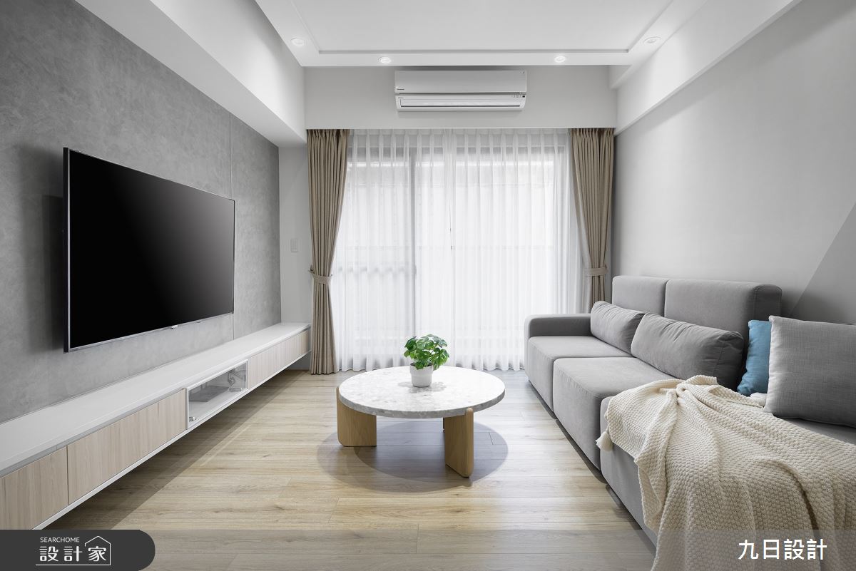 23坪新成屋(5年以下)＿北歐風客廳案例圖片＿九日室內裝修設計＿九日_77之19