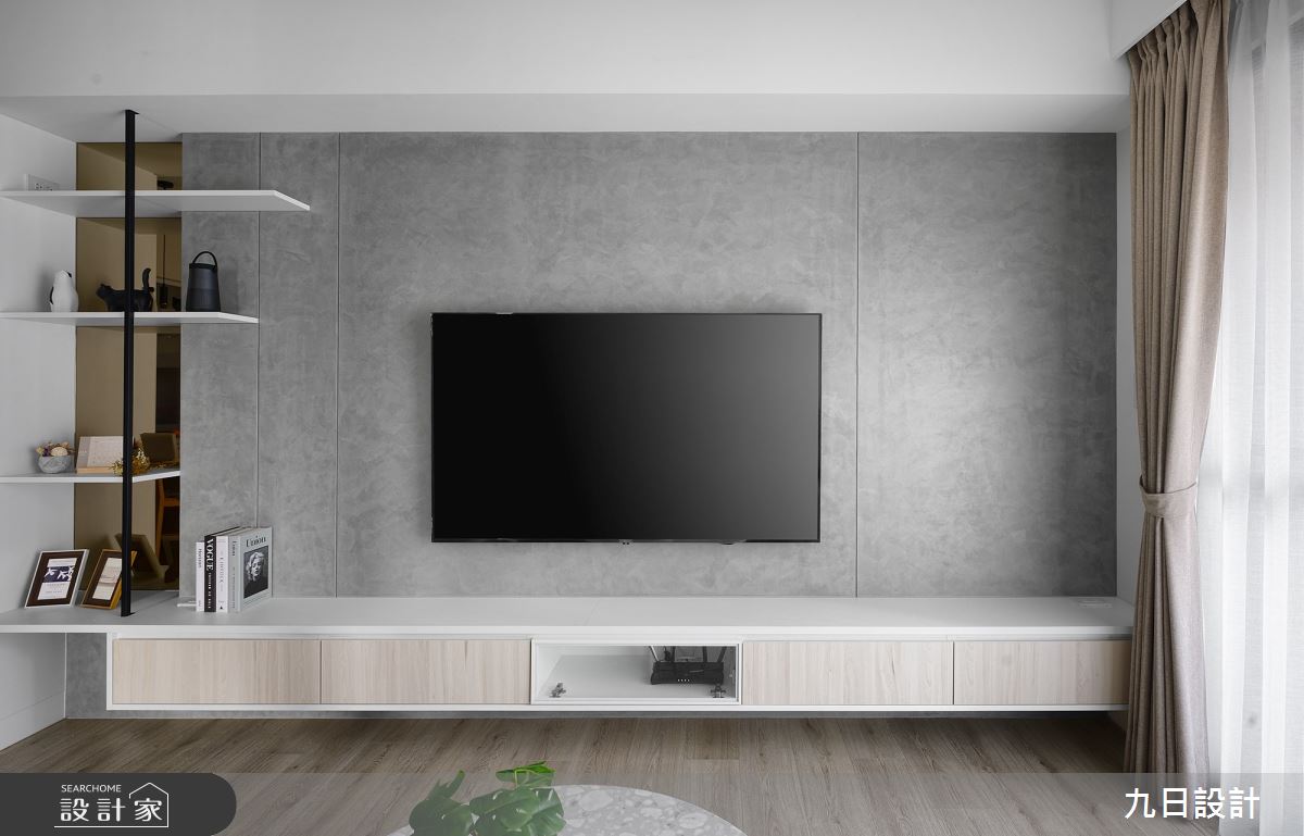 23坪新成屋(5年以下)＿北歐風客廳案例圖片＿九日室內裝修設計＿九日_77之20